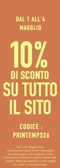 10% di sconto su tutto il sito con codice Printemps26*ATTR