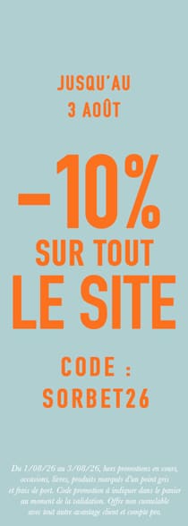 -10% sur tout le site avec le code SORBET26*ATTR