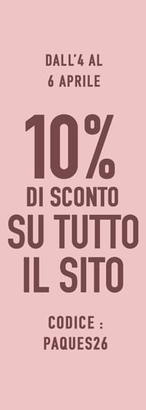 10% di sconto su tutto il sito con codice PAQUES26*ATTR