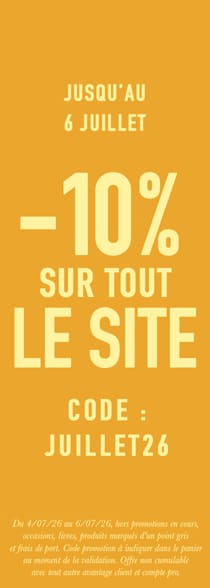 -10% sur tout le site avec le code JUILLET26*ATTR