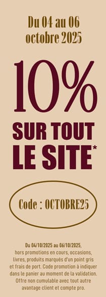 -10% sur tout le site avec le code OCTOBRE25*ATTR