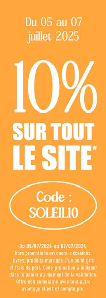 -10% sur tout le site avec le code SOLEIL10*ATTR