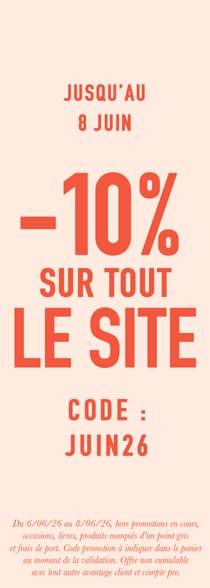 -10% sur tout le site avec le code JUIN26*ATTR