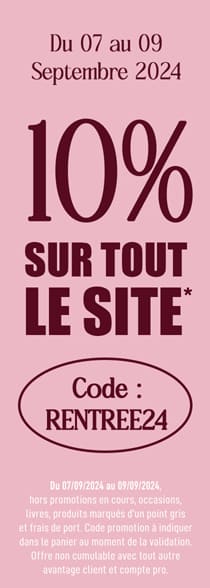 -10% sur tout le site avec le code RENTREE24