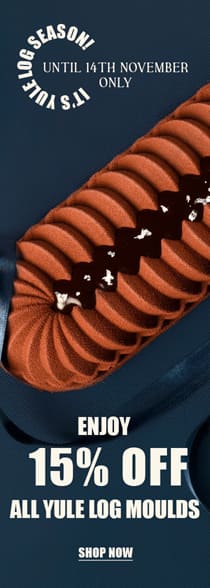 Enjoy 15% off all yule log moulds*ATTR