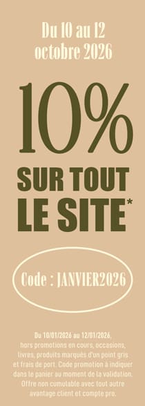 -10% sur tout le site avec le code JANVIER2026*ATTR