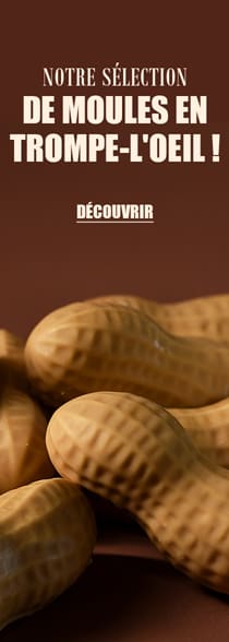 Des moules en Trompe-l'Oeil pour des desserts plus vrais que nature !*ATTR