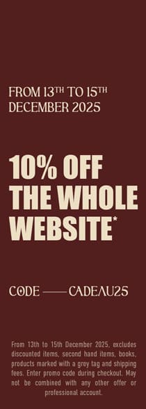 Save 10% this weekend with the code cadeau25*ATTR