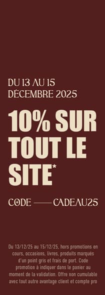 -10% sur tout le site avec le code cadeau25*ATTR
