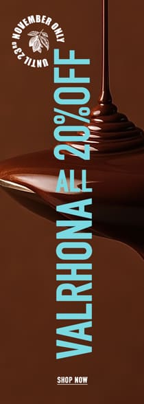 20% OFF all Valrhona chocolates!*ATTR