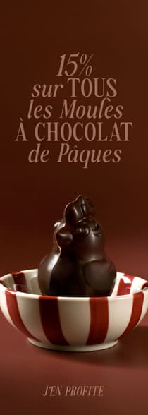 -15% sur tous nos moules à chocolat de Pâques !*ATTR