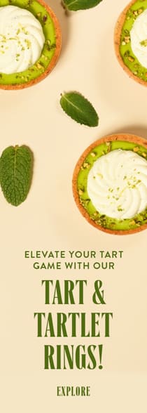 Elevate your tart game with our tart and tartlet rings!*ATTR