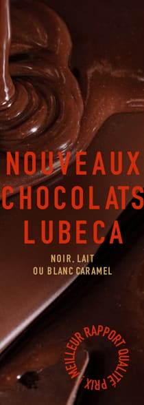 les nouveaux Chocolats Lubeca : Noirs, Lait ou Lacté Caramel, et au meilleur rapport qualité/prix !*ATTR