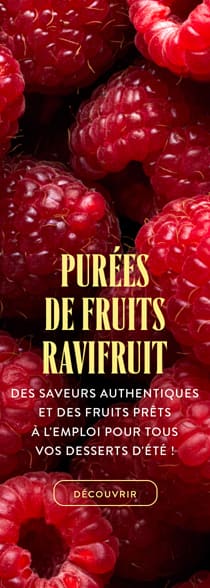 Des saveurs authentiques et des fruits prêts à l'emploi :découvrez les purées de fruits Ravifruit pour tous vos desserts d'été !*ATTR