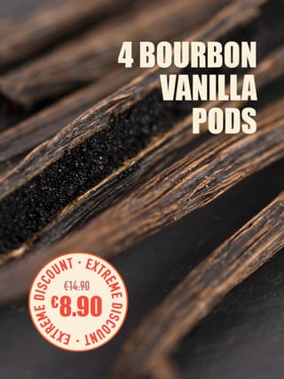 4 Bourbon Vanilla Pods