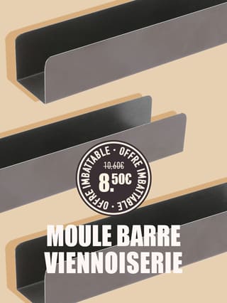 Moule barre viennoiserie
antiadhésif*ATTR