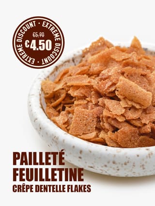 Pailleté Feuilletine Crêpe Dentelle Flakes*ATTR