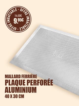 Plaque perforée aluminium*ATTR