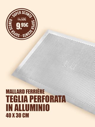Teglia perforata in alluminio*ATTR