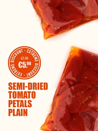 Semi-Dried Tomato Petals
Plain 150g*ATTR