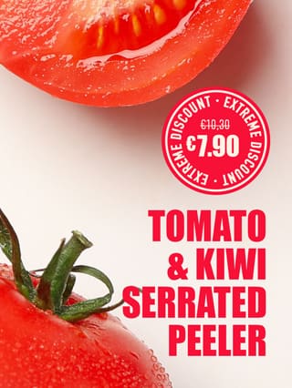 Tomato & Kiwi Serrated Peeler*ATTR