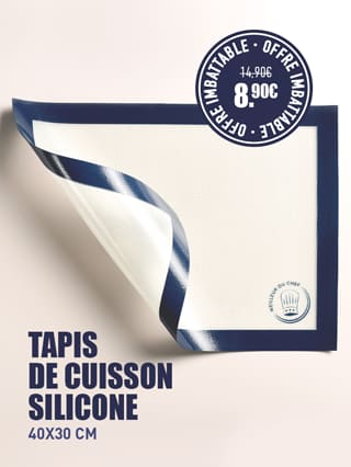 Tapis de cuisson - silicone - 40 x 30 cm - Meilleur du Chef*ATTR