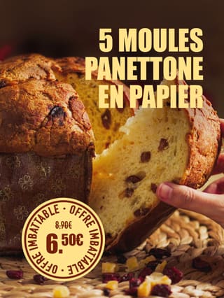 Moule panettone en papier