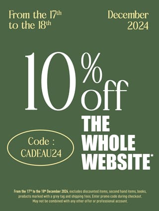 10% OFF the whole website with the code CADEAU24*ATTR