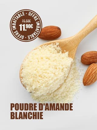 Poudre d'amande blanchie - 1 kg*ATTR
