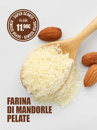 Farina di mandorle pelate - 1 kg*ATTR