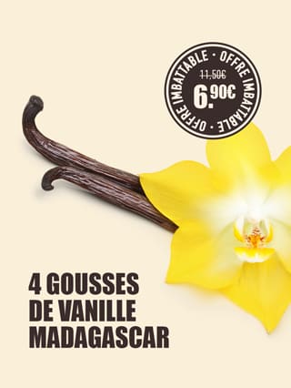 Gousse de vanille Bourbon*ATTR