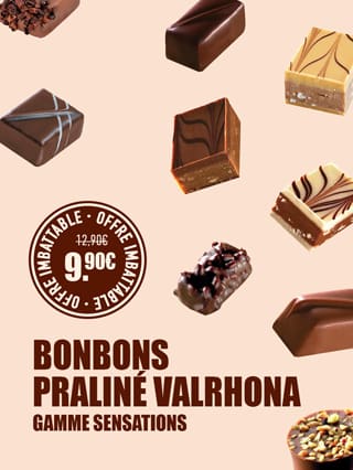 Bonbons praliné Valrhona*ATTR