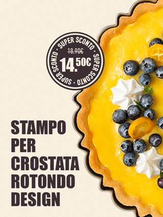 Stampo per crostata rotondo Design 25 cm*ATTR