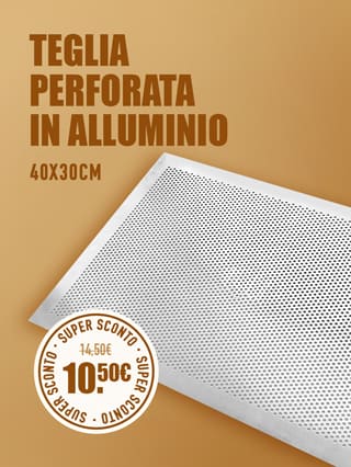 Teglia perforata in alluminio*ATTR