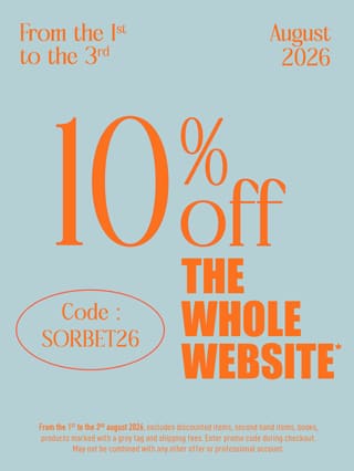 10% OFF the whole website with the code SORBET26*ATTR