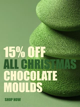 15% off all Christmas chocolate moulds