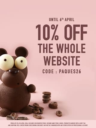 Save 10% this weekend with the code PAQUES26*ATTR