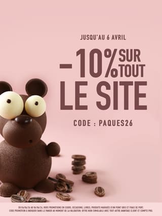 -10% sur tout le site avec le code PAQUES26*ATTR