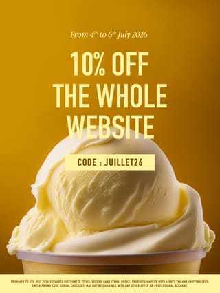 10% OFF the whole website with the code JUILLET26*ATTR