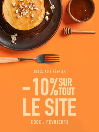 -10% sur tout le site avec le code fevrier10*ATTR