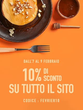 10% di sconto su tutto il sito con codice fevrier10*ATTR
