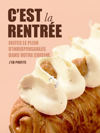 Faites le plein d'inspensables dans votre cuisine et soyez prêts pour la Rentrée !*ATTR