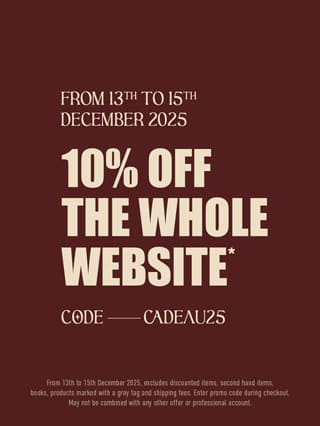 Save 10% this weekend with the code cadeau25*ATTR