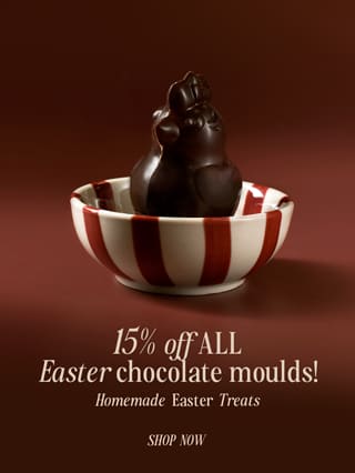 enjoy 15% off all Easter chocolate moulds!*ATTR