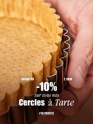 Jusqu'au 2 Juin, profitez de -10% sur tous nos Cercles à Tarte !*ATTR