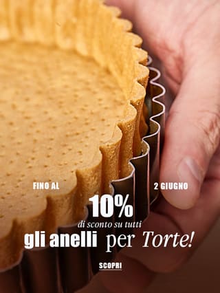 Fino al 2 giugno, 10% di sconto su tutti i cerchi per torte!*ATTR