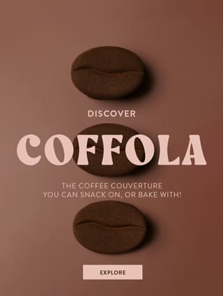 Discover Coffola: the coffee couverture you can snack on, or bake with!*ATTR