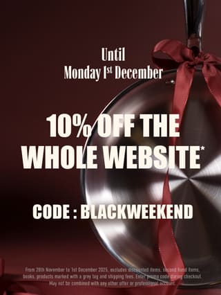 Save 10% this weekend with the code blackweekend*ATTR