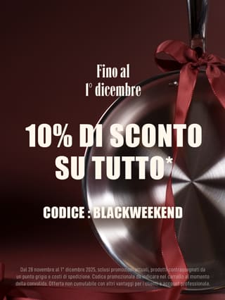 10% di sconto su tutto il sito con codice blackweekend*ATTR