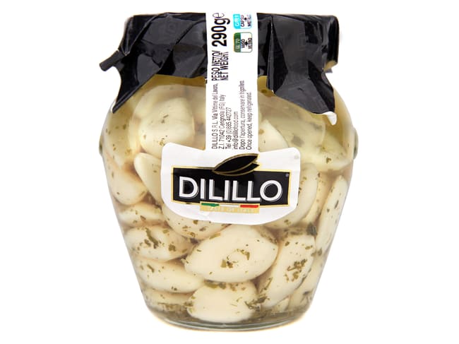 Spicchi d'aglio con erbe aromatiche - in olio - 170 g - Dilillo